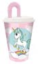 VASO CON SORBITO UNICORNIOS