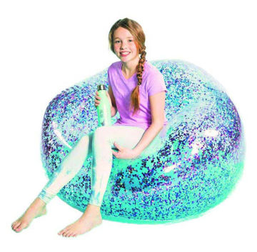 Imagen de Puff Inflable Azul