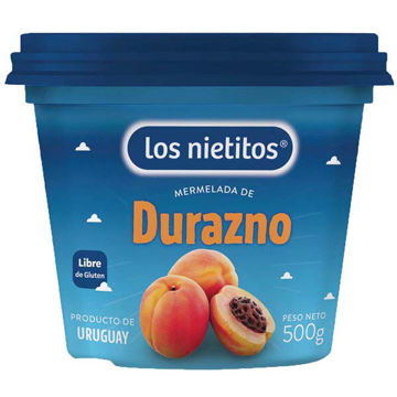 Imagen de Mermelada Los Nietitos Durazno Pote 500 gr