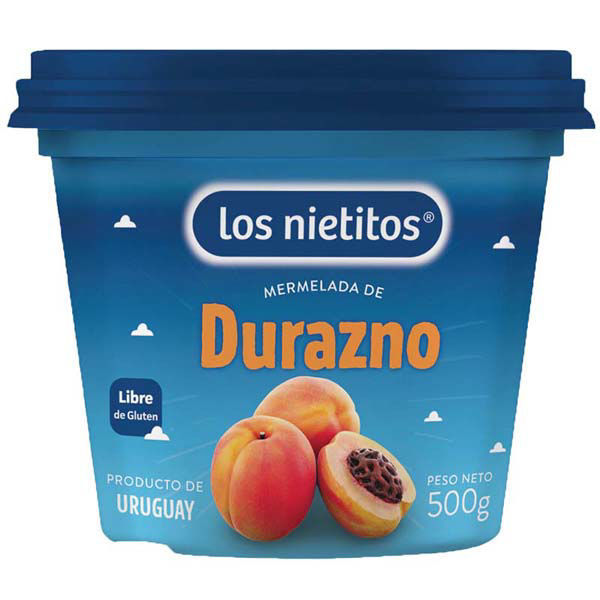 Imagen de Mermelada Los Nietitos Durazno Pote 500 gr