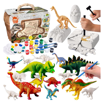 Imagen de Valija Pinta Dinosaurios C/dinos Pintar