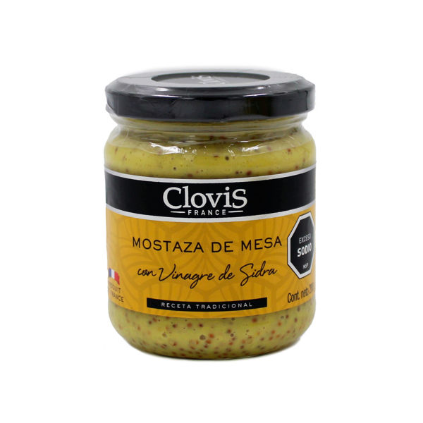 Imagen de Mostaza Clovis Dijon C/granos 200gr