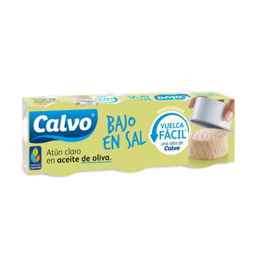 Imagen de Atun Calvo En Aceite de Oliva Bajo En Sal X3