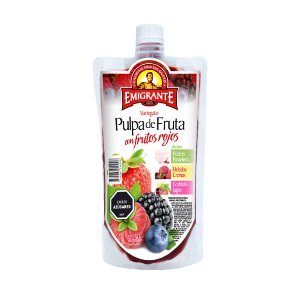 Imagen de Pulpa de Fruta Emigrante con Frutos Rojos 250 gr