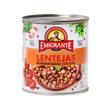 Imagen de Lentejas Cocidas Emigrante Lata 350 gr