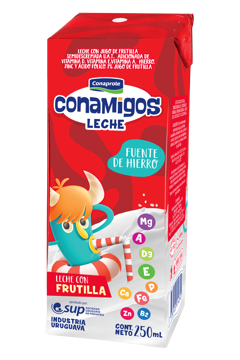 Imagen de Leche Conaprole Conamigos Frutilla 250 ml