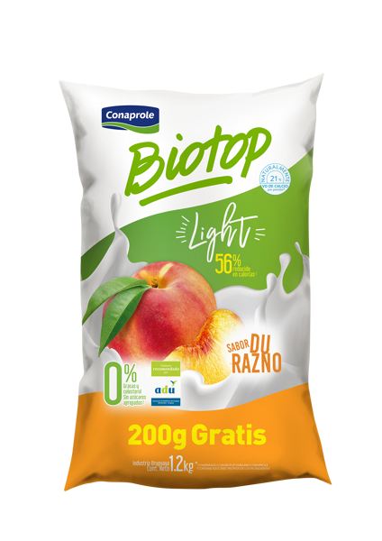 Imagen de Yogurt Conaprole Biotop Light Durazno 1.2 lt