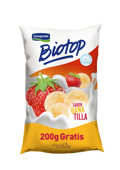 Imagen de Yogur Bebible Conaprole Biotop Banatilla1.2 lt