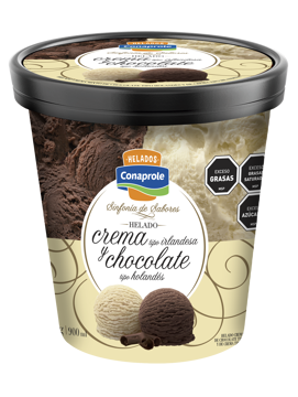 Imagen de Helado Conaprole Crema y Chocolate Tipo Holandes 900ml