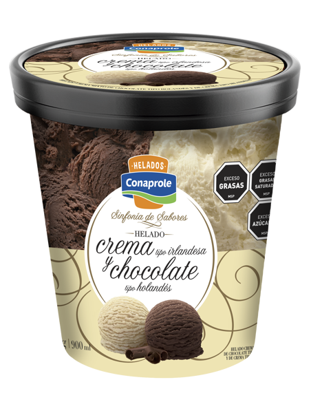 Imagen de Helado Conaprole Crema y Chocolate Tipo Holandes 900ml