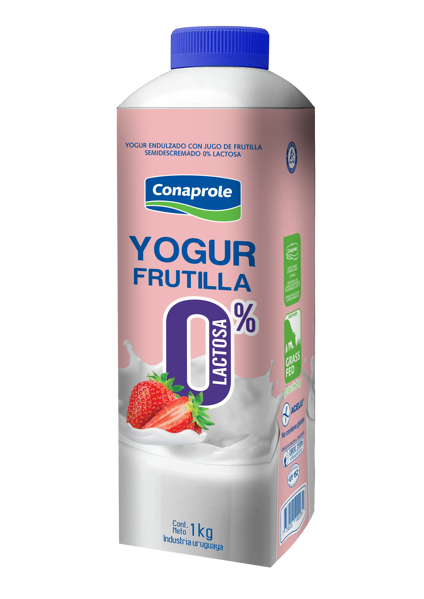 Imagen de Yogur Frutilla Deslactosado 1l