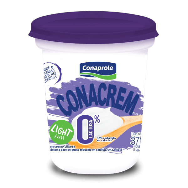 Imagen de Queso Conaprole Conacream Light 0% Lactosa 370 gr