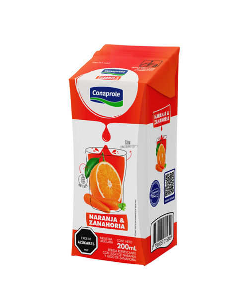 Imagen de Jugo Conaprole Naranja y Zanahoria 200 ml