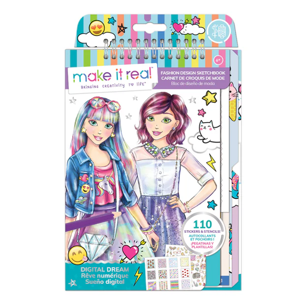 Imagen de Cuaderno de Modas 90 Stickers y Diseños