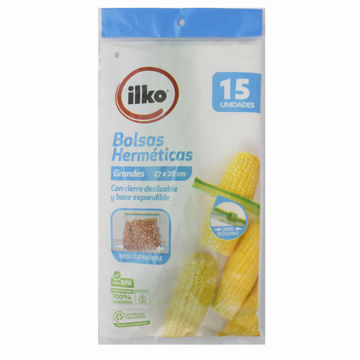 Imagen de Bolsa Herm Grande C/ Base Silder 27*28cm
