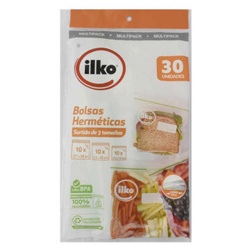 Imagen de Bolsas Pack  Herm 3 Tamaños 30uni