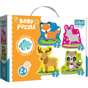 Imagen de Puzzle Baby Classic Forest Animals