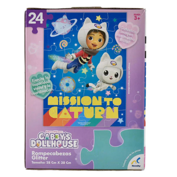 Imagen de Puzzle 24p. Glitter Gabby Dollhouse Jca9