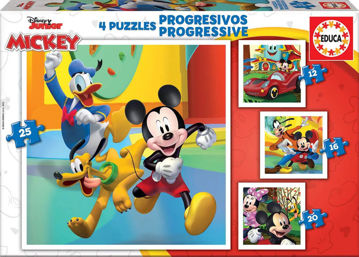 Imagen de Puzzle Mickey y Sus Amigos 4 En 1 19294a