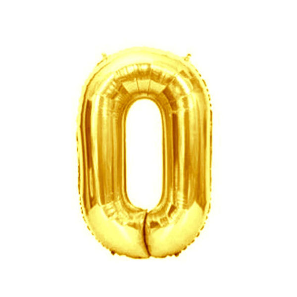 Imagen de Globo 16" Dorado Numero o
