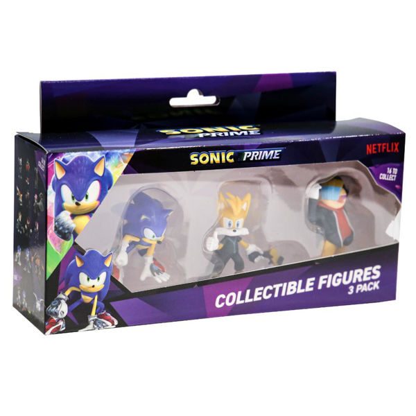 Imagen de Sonic Pack X3 Figuras En Caja