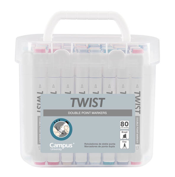 Imagen de Marcadores Campus Twist X80