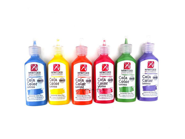 Imagen de Cola Color 40gr X6
