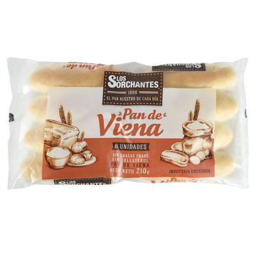 Imagen de Pan Viena Los Sorchantes X8 210 gr