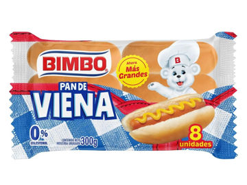 Imagen de Pan de Viena Bimbo X8 240 gr